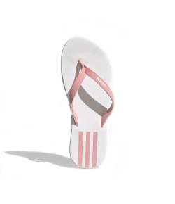 Chinelo Chin Eezay Flip Flop Adidas Rosa e Branco