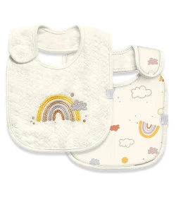 Kit com 2 Babadores Bandana Hug Siga o Arco Iris E14903