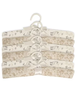 Kit com 6 Cabides Amor de Mãe Hug Bege E15106