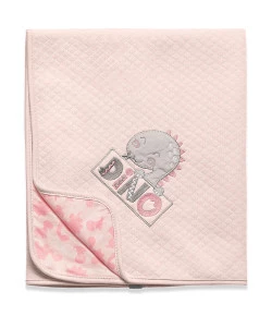 Manta de Matelasse Meus Dinos Hug Rosa E15213