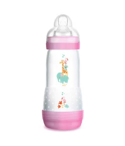 Mamadeira First Bottle Easy Start Mam 320ml Rosa