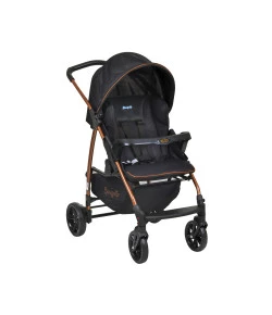 Carrinho de Bebê Ecco Preto Cobre 0 a 15kg - Burigotto 