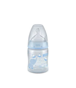Mamadeira First Choice Azul 150 ml S1 Elefante - NUK