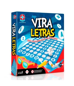 Jogo de Tabuleiro Vira Letras Estrela 6+