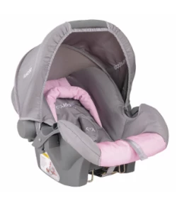 Bebê Conforto Lenox Kiddo Cosycot Lisboa Cinza e Rosa 404LCRS