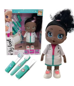 Boneca My Best Dentista Negra
