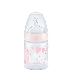 Mamadeira Nuk First Choice Rose&Blue Rosa 150ml