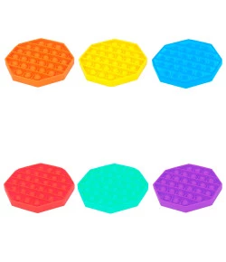 Jogo de Silicone Poc Pop Octógono Sortidos Mind Toys MD-20213B