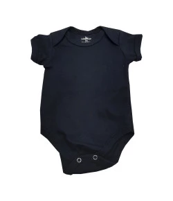 Body Básico Liso Lala Lipe Manga Curta Preto