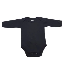 Body Básico Liso Lala Lipe Manga Longa Preto Tamanho: M