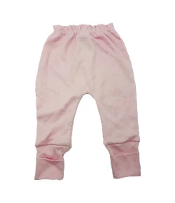Calça Culote Pé Reversível Lala Lipe Liso Rosa Bebê