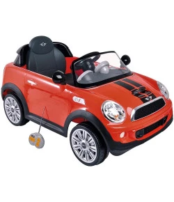 Carro Controle Remoto Elétrico Mini Cooper Vermelho Lenox Kiddo - 7003