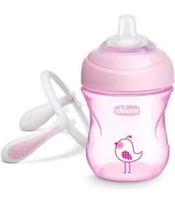 Copo Transition Cup Menina 200ml 4M+ Passarinho - Chicco 