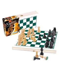 Jogo de Xadrez em Madeira Escolar Xalingo 7+ 60087