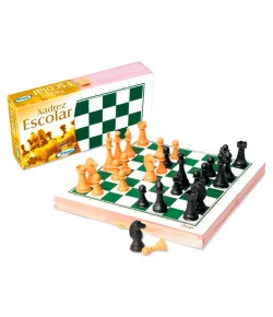 Jogo de Xadrez Peças Plásticas Xalingo 7+ 60010