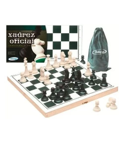 Jogo de Xadrez Oficial Xalingo 7+ 60009
