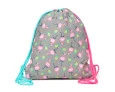 Mochila Saquinho Puket Flamingo Abacaxi
