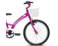 BICICLETA ARO 20 VERDEN PINK