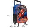 MOCHILA DE RODINHAS XERYUS HOMEM ARANHA