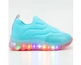Tênis Infantil de Luz Bibi Roller Celebration Jeans/Cherry