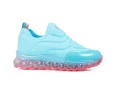 Tênis Infantil de Luz Bibi Roller Celebration Jeans/Cherry