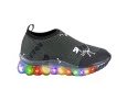 Tênis Infantil de Luz Bibi Celebration Dino Fósseis Preto