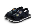 Sandália Papete Bibi Summer Roller Dinossauro Preto
