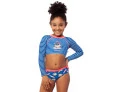 Conjunto Praia Cropped Kids Puket