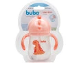 Copo com Alça Buba Dino Rosa 240ml 12m+