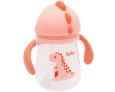 Copo com Alça Buba Dino Rosa 240ml 12m+