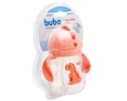 Copo com Alça Buba Dino Rosa 240ml 12m+