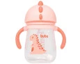 Copo com Alça Buba Dino Rosa 240ml 12m+