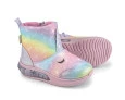 Bota Infantil de Luz Bibi Rosa com Arco-Íris Space Wave 3.0
