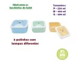 KIT 3 POTINHOS GUMY AZUL - Buba