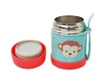 POTE TÉRMICO COM TALHER ANIMAL FUN MACACO - Buba