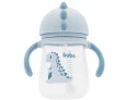 Copo com Alça Buba Dino Azul 240ml 12m+