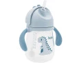 Copo com Alça Buba Dino Azul 240ml 12m+