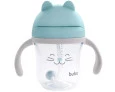 Copo com Canudo Buba Gatinho Azul 14455