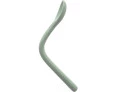 Colher Flexível em Silicone Buba Verde 18786 6M+