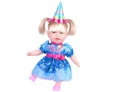 BONECA SONHO AZUL FELIZ ANIVERSÁRIO