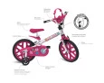 BICICLETA ARO 16 SWEET FLOWER