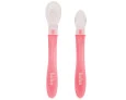 Conjunto de Colheres em Silicone BUBA Rosa