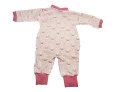 Macacão Manga Longa Batistela Baby Fada Rosa 