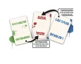 Jogo de cartas Addict color Copag