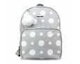 Mochila Maternidade Hug Pompom Cinza