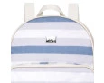 Mochila Maternidade Pratica Hug Listrado Azul