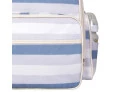 Mochila Maternidade Pratica Hug Listrado Azul