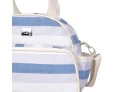 Bolsa Maternidade Hug Prática M Listrado Azul