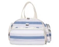 Bolsa Maternidade Pratica G Hug Listrado Azul