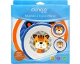 PRATO E TIGELA CLINGO TIGRE